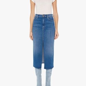 Mother Women's Blue Denim Skirt